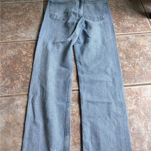 Agolde Light Blue Denim Jeans 90s - Picture 3 of 6